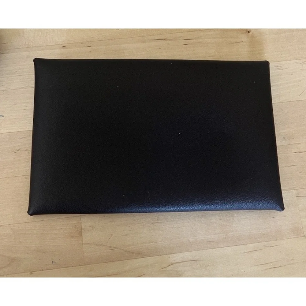 Georg Jensen‎ Brown PVC Envelope Wallet Men's Travel Accessory Snap Front